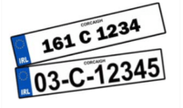 Car number plates made